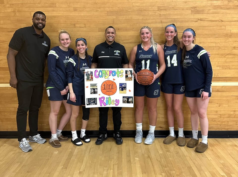Riley Feichtl becomes the 3rd Female in SCCC history to reach 1000th Career Point